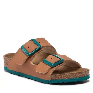 Buty dla chłopców - Klapki BIRKENSTOCK - Arizona Kids Bs 1023432  Desert Soil Ginger Brown - grafika 1