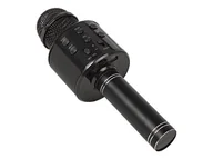 Mikrofony komputerowe - Bezprzewodowy mikrofon Bluetooth PRM402 BLOW czarny karaoke - miniaturka - grafika 1