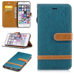 Etui na telefon komórkowy Apple iPhone 6s Plus Jeans Cover Zielony - Etui i futerały do telefonów - miniaturka - grafika 1