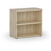 Regały biurowe - Regał biurowy PRIMO WOOD, 740 x 800 x 420 mm, dąb naturalny - miniaturka - grafika 1