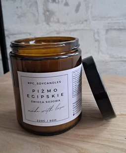 Świeca Sojowa Zapachowa Piżmo Egipskie 250ml 60h DK - Świece - miniaturka - grafika 1