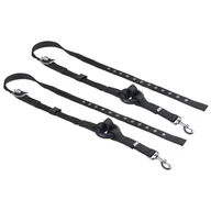 Akcesoria jeździeckie - Wypinacze do jazdy konnej Start parciane, z gumowymi kółkami - miniaturka - grafika 1