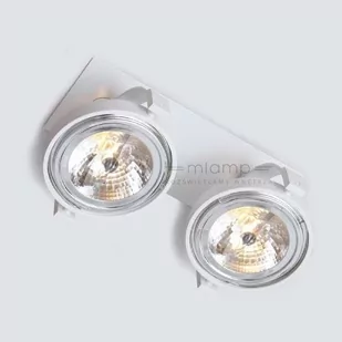 Shilo plafon reflektorki) Sakura B 2xAR111 biały 7256 - Lampy sufitowe - miniaturka - grafika 1