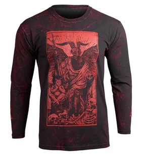 longsleeve AMENOMEN - DEVIL (OMEN094LO ALLPRINT RED)-S - Koszulki męskie - miniaturka - grafika 1