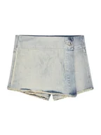 Spodenki damskie - Guess Szorty jeansowe J5GD08 D45E0 Niebieski Regular Fit - miniaturka - grafika 1