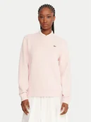 Bluzy damskie - Lacoste Bluza SF5245 Różowy Relaxed Fit - miniaturka - grafika 1