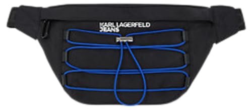 Karl Lagerfeld Jeans, Nerka Utility String, Męskie, Jeden Rozmiar, Czarny
