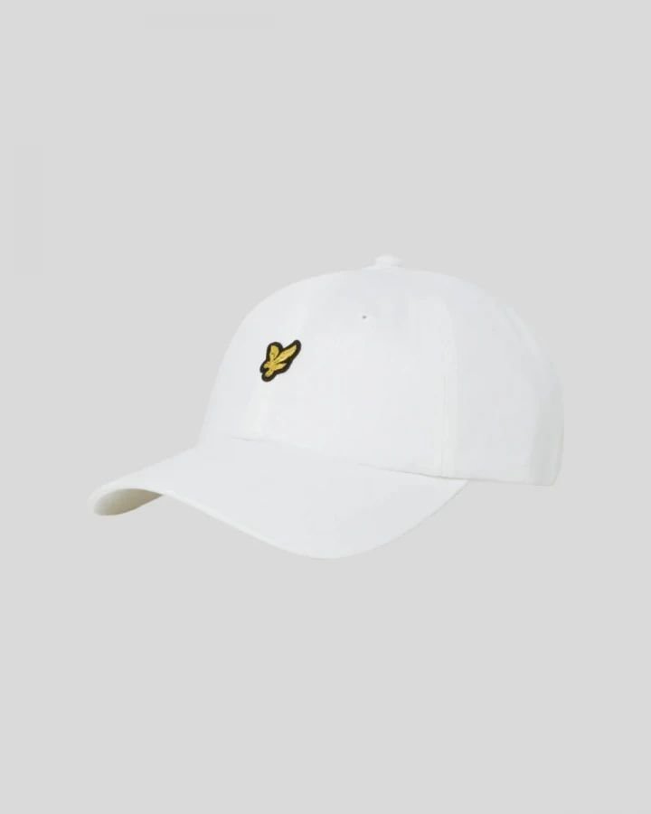 czapka męskie lyle and scott 1874 he2321a baseball cap 626 biały