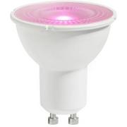 Systemy inteligentnych domów - Nordlux Smart żarówka LED 1x5,4W GU10 różowy/biały opal 2170081000 - miniaturka - grafika 1