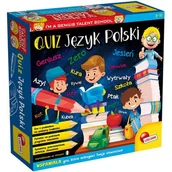 Gry planszowe - Lisciani Giochi Mały Geniusz Quiz Język polski - miniaturka - grafika 1