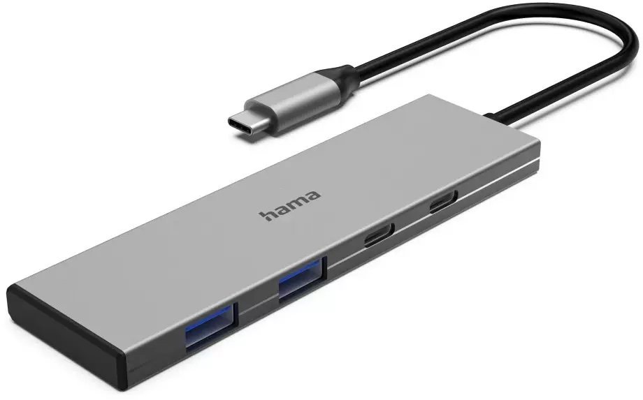 HUB USB Hama USB-C Hub 2x USB-C 2x USB-A 3.2 Gen 2 hub - adapter 00200147 4047443542533