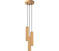 Lampy sufitowe - Sollux SL.1557 - Żyrandol na lince KARBON 3xGU10/10W/230V złoty - miniaturka - grafika 1