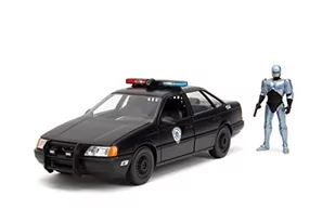 Model samochodu RoboCop 1/24 - OCP Ford Taurus 1986 (wraz z figurką RoboCop) - Figurki kolekcjonerskie - miniaturka - grafika 1
