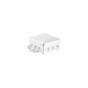 NS6 puszka naścienna fastbox 85x85x40mm kolor biały z hakiem (dodatkowo) - Puszki elektryczne i akcesoria - miniaturka - grafika 1