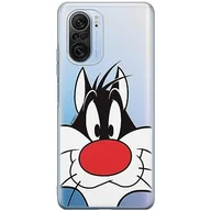 Etui i futerały do telefonów - ERT GROUP etui na telefon Xiaomi MI 11i/ REDMI K40/K40 PRO/POCO F3/ F3 PRO, case oryginalny i oficjalnie licencjonowany przez Looney Tunes, wzór Sylvester 001, plecki z TPU częściowo przeźroczyste - miniaturka - grafika 1