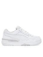 Buty dla dziewczynek - Puma Sneakersy Rebound Retro Jr 401564 01 Biały - miniaturka - grafika 1