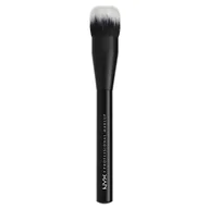 Pędzle do makijażu - NYX Professional Makeup NYX Professional Makeup - PRO DUAL FIBER FOUNDATION BRUSH - 04 - Pędzel do nakładania podkładu NYXDF0DPO - miniaturka - grafika 1