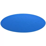 Akcesoria do basenów - vidaXL vidaXL Pokrywa okrągła solarna na basen 549 cm, PE niebieska - miniaturka - grafika 1