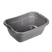 Akcesoria i części AGD - PLAST TEAM Miska PLAST TEAM 19700807 23 l Srebrny - miniaturka - grafika 1