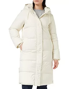 VERO MODA Damski płaszcz puchowy VMERICAHOLLY Long DOWN Noos, Birch, M - Płaszcze damskie - miniaturka - grafika 1