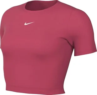 Nike Damska koszulka w NSW Essntl SLM CRP z krótkim rękawem - Koszulki i topy damskie - miniaturka - grafika 1