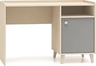 Zestawy mebli dla dzieci - Biurko dziecięce MEVEL szare ML MEBLE - miniaturka - grafika 1