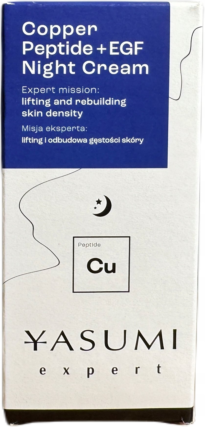 Yasumi Copper Peptide+EGF peptydowy krem do twarzy na noc, 30 ml