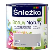 Farby wewnętrzne - Farba lateksowa Barwy Natury PLUS TESTER księżycowa noc BP09 2,5 l Śnieżka - miniaturka - grafika 1