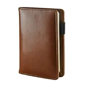 Kalendarze - Planner dzienny kalendarz uniwersalny brązowy A5 z wymiennym wkładem 38B - miniaturka - grafika 1