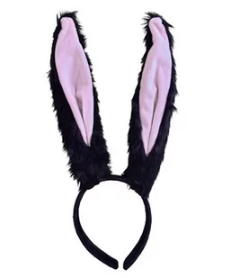 Opaska Na Głowę Długie Uszy Królik Króliczek Pluszowa Kostium - Dodatki do strojów karnawałowych - miniaturka - grafika 1