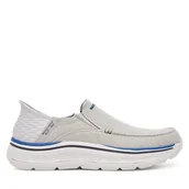 Półbuty męskie - Półbuty Skechers Remaxed-Fenick 204839/GRY Szary - miniaturka - grafika 1