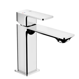 KFA Bateria umywalkowa chrom 16.3 cm z korkiem klik-klak Dust Armatura - Baterie umywalkowe - miniaturka - grafika 1
