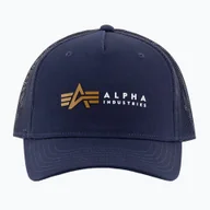 Czapki damskie - Czapka z daszkiem męska Alpha Industries Label Trucker rep.blue WYSYŁKA W 24H 30 DNI NA ZWROT - miniaturka - grafika 1