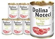 Mokra karma dla psów - Dolina Noteci Premium Pure Jagnięcina 6x800g - miniaturka - grafika 1