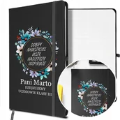 Notesy i bloczki - NOTES A5 z Gumką Prezent DZIEŃ NAUCZYCIELA Wzory - miniaturka - grafika 1