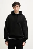 Bluzy męskie - Diesel bluza S-ROB-HOOD-MICRODIV SWEAT-SHIR męska kolor czarny z kapturem gładka A14941.0GRAC - miniaturka - grafika 1