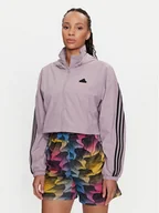 Kurtki damskie - adidas Kurtka przejściowa Future Icons 3-Stripes IP1573 Fioletowy Loose Fit - miniaturka - grafika 1