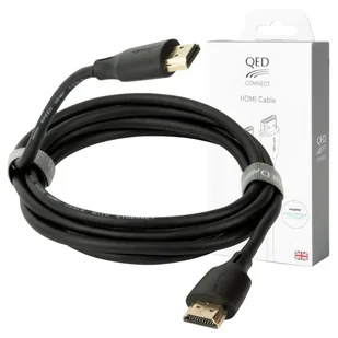 QED QE8167 Connect HDMI - Kabel HDMI 2.0 4K 18Gbps + Ethernet - 3m 3m ✦ SALON ✦ ZAPYTAJ O RABAT ✦ RATY 30x0% - Kable - miniaturka - grafika 1