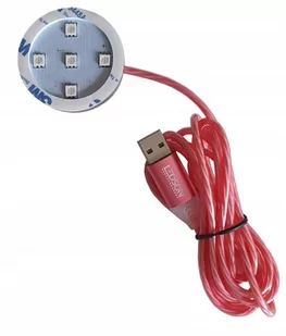 POPPY GRACE MATE PODŚWIETLENIE LEDSON RED TIR USB - Akcesoria motoryzacyjne - miniaturka - grafika 1
