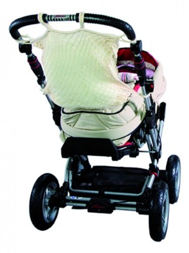 Sunnybaby 11265 siatka na zakupy do wózka dziecięcego z zapięciem kotwicowym – kolor: czarny