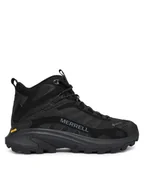 Buty trekkingowe męskie - Merrell Trekkingi Moab Speed 2 Mid Gtx J037501 Czarny - miniaturka - grafika 1