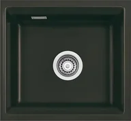 Zlewozmywaki - SystemCeram KARA 42-U NIGRA 87 (czarny mat) (53030187) - miniaturka - grafika 1