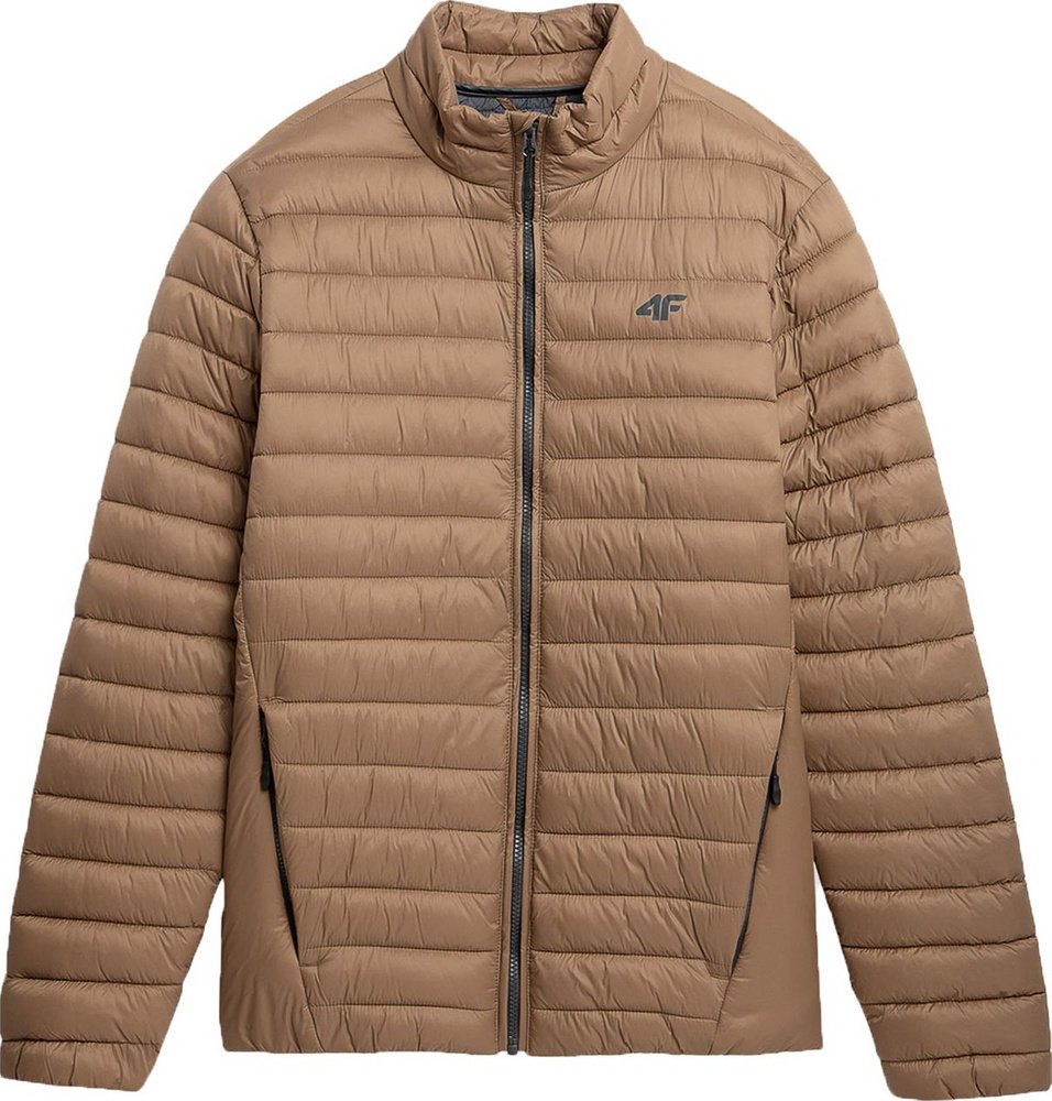 Kurtka męska puchowa 4F M239 brązowa 4FAW23TDJAM239 82S-XL