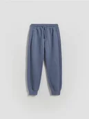 Spodnie i spodenki dla chłopców - Reserved - Bawełniane joggery - niebieski - miniaturka - grafika 1