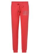 Spodnie sportowe damskie - DKNY - Damskie spodnie dresowe, czerwony|wyrazisty róż - miniaturka - grafika 1