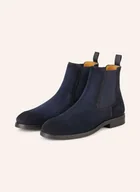 Botki damskie - Magnanni Botki Chelsea blau - miniaturka - grafika 1