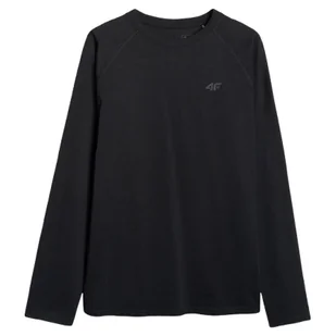 Koszulka męska 4F Longsleeve M474 Rozmiar: XXL / Kolor: czarny - Koszulki sportowe męskie - miniaturka - grafika 1