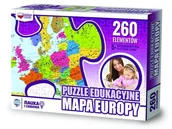 Powieści i opowiadania - PUZZLE EDUKACYJNE 260 MAPA EUROPY - miniaturka - grafika 1