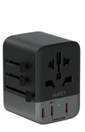 Ładowarki do telefonów - Ładowarka turystyczna AUKEY PA-TA07A GaN 35W USB - miniaturka - grafika 1