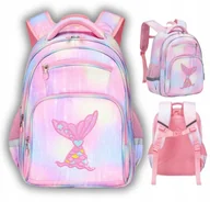 Plecaki szkolne i tornistry - Plecak Szkolny Tornister Dla Dziewczynki Wielokomorowy Syrena Do Klasy 1-3 - miniaturka - grafika 1